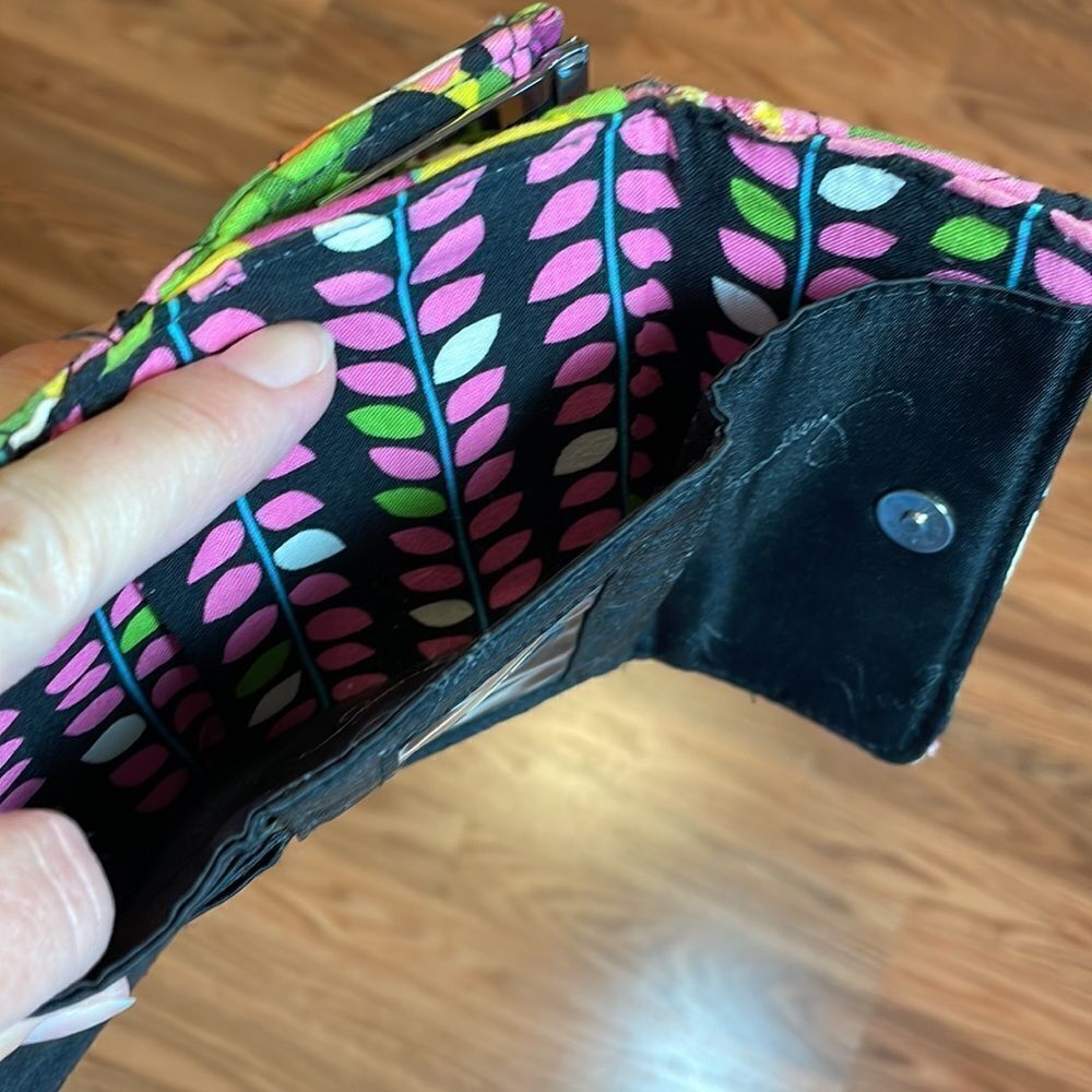 Vera Bradley Small Kisslock Wallet Va Va Bloom - Picture 7 of 7